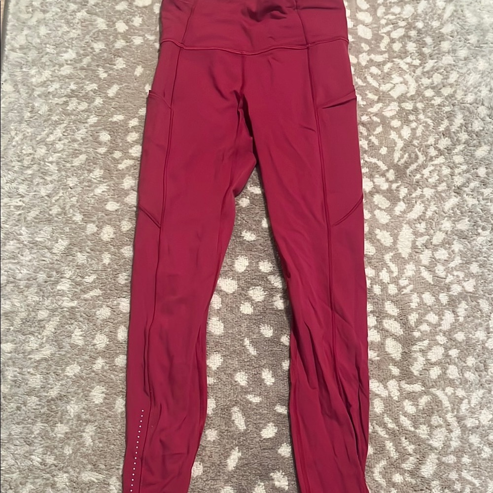 lululemon running leggings, size 4